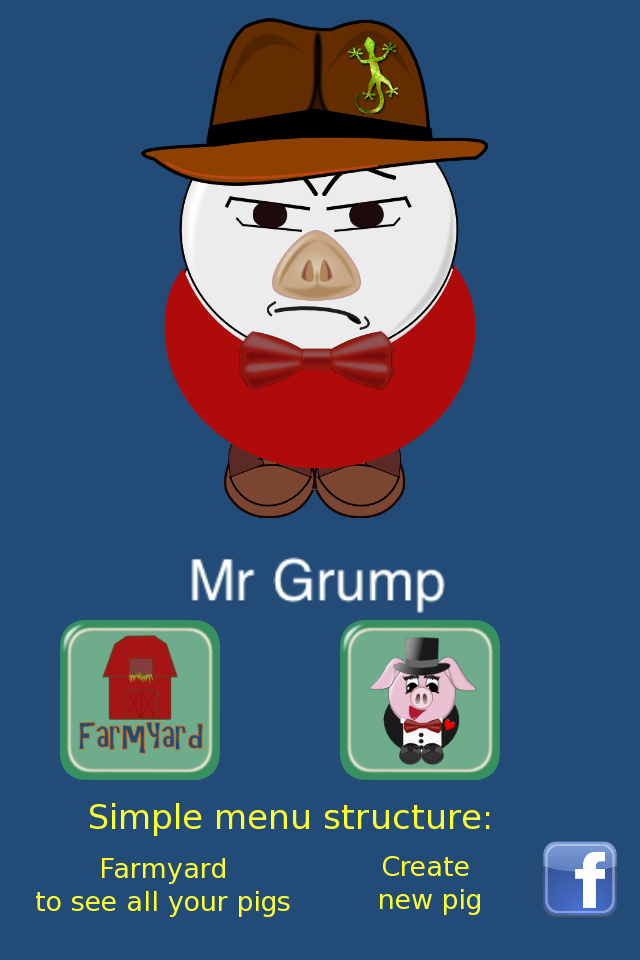 Menu w Mr Grump